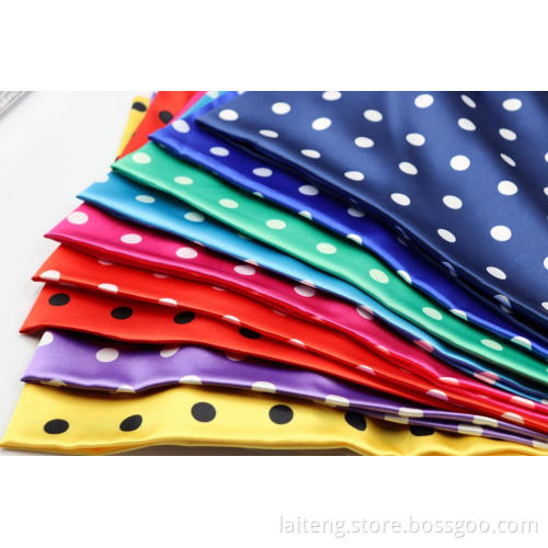 Polyester Spandex Stretch Satin Printed Fabric